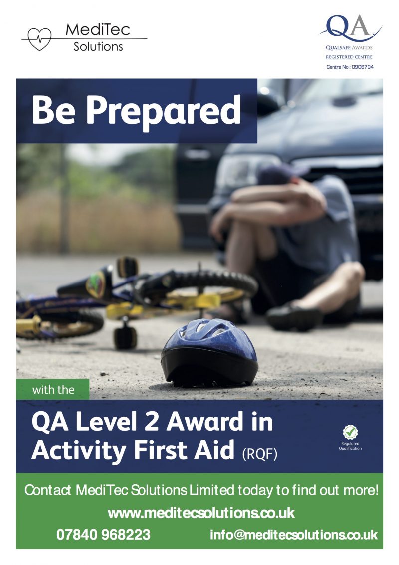 QA Level 2 Award in Activity First Aid Training