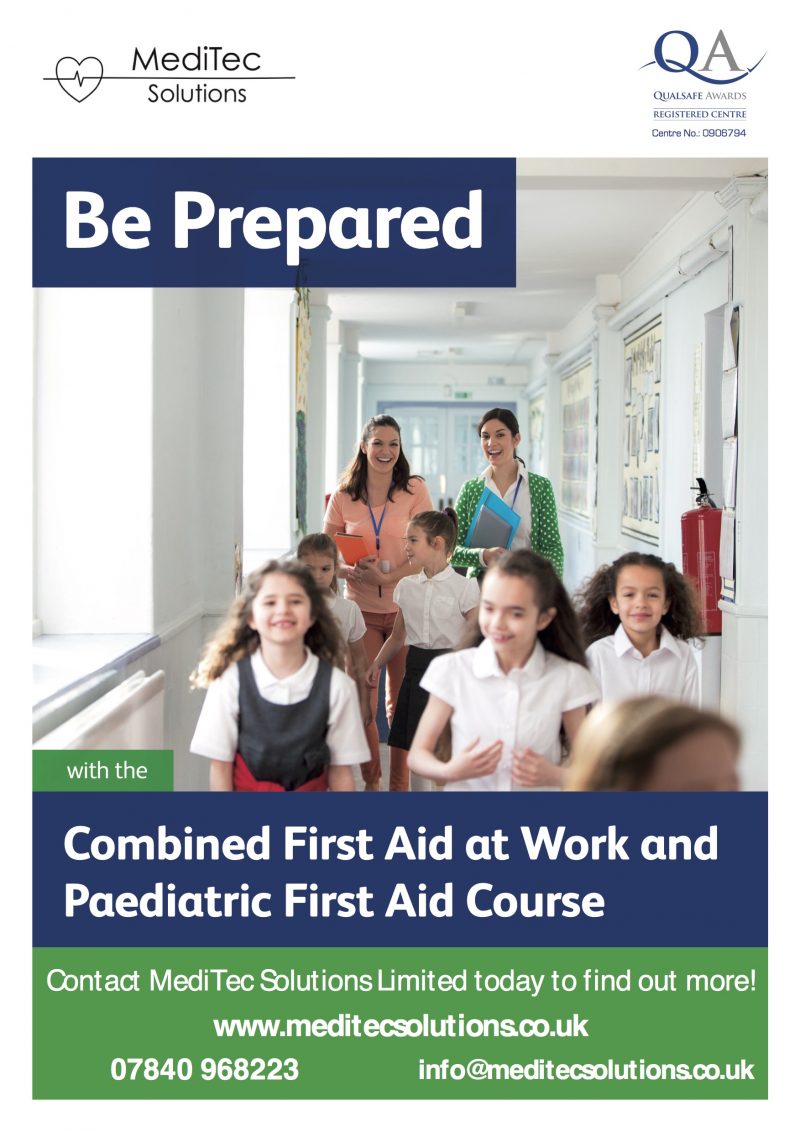 Combined First Aid at Work and Paediatric First Aid Course Training